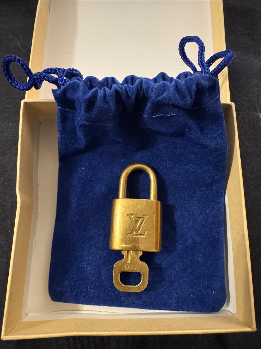 Authentic Louis Vuitton Gold Padlock #300